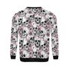 Cherry Blossom Pattern Print Design CB03 Men Long Sleeve Sweatshirt