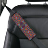 Ethnic Flower Style Print Pattern Car Seat Belt Cover