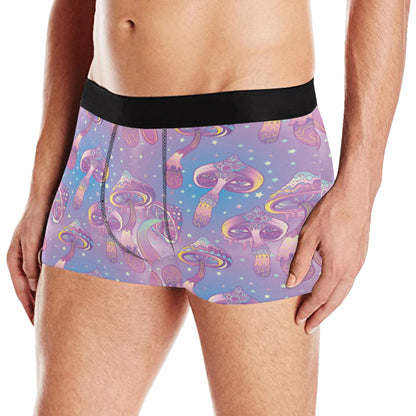 Psychedelic Mushroom Pattern Print Design A01 Men's Boxer Briefs
