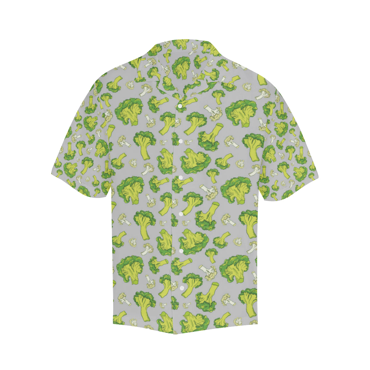 Broccoli Pattern Print Design 03 Men's Hawaiian Shirt
