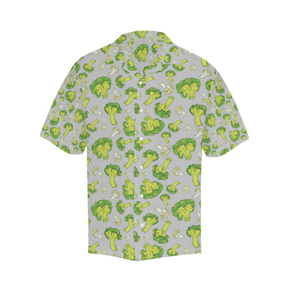 Broccoli Pattern Print Design 03 Men's Hawaiian Shirt