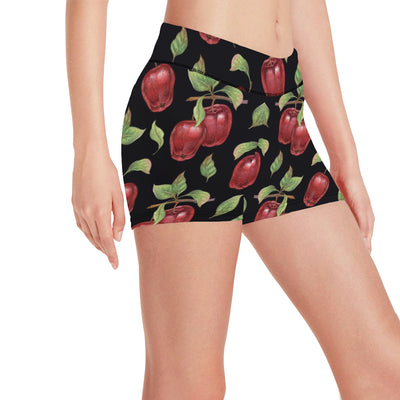 Apple Pattern Print Design AP011 Yoga Shorts