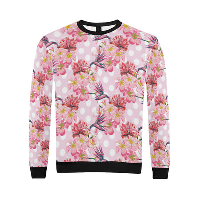 Bird Of Paradise Pattern Print Design BOP011 Men Long Sleeve Sweatshirt