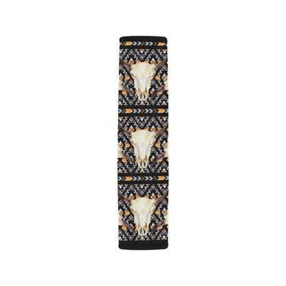 Buffalo Head Pattern Print Design 03 Car Seat Belt Cover