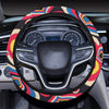 Heart Pattern Print Design HE08 Steering Wheel Cover with Elastic Edge