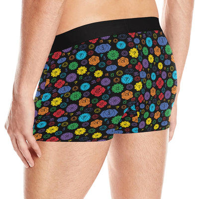 Chakra Pattern Print Design 01 Men's Boxer Briefs