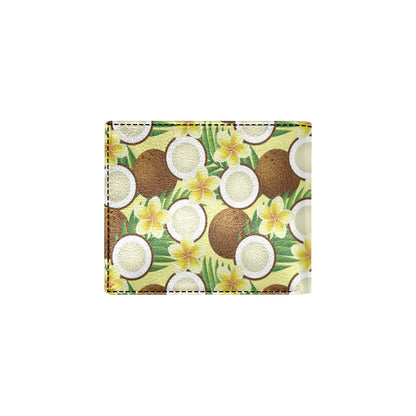 Coconut Pattern Print Design CN02 Men's ID Card Wallet