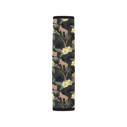 Cheetah Pattern Print Design 04 Car Seat Belt Cover