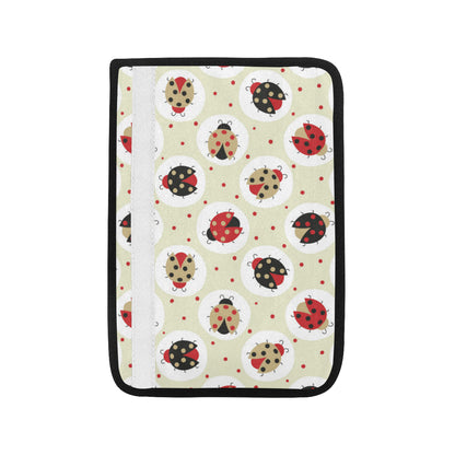 Ladybug Pattern Print Design 03 Car Seat Belt Cover