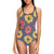 Anemone Pattern Print Design AM010 Women Swimsuit