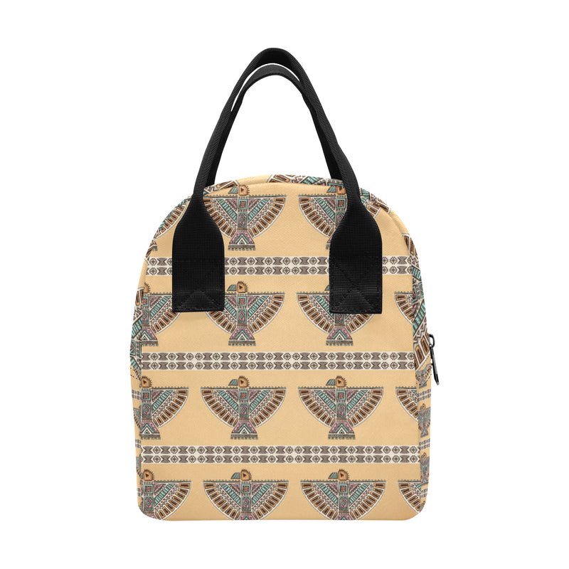 Native American Eagle Pattern Insulated Lunch Bag