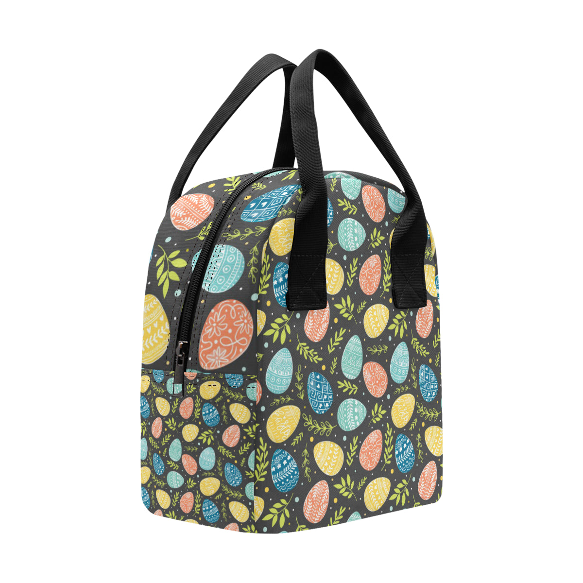 Easter Eggs Pattern Print Design RB01 Insulated Lunch Bag