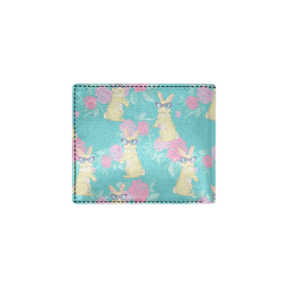 Rabbit Pattern Print Design RB05 Men's ID Card Wallet