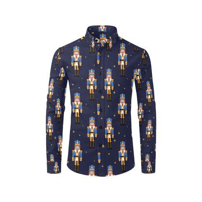 Nutcracker Pattern Print Design A04 Men's Long Sleeve Shirt