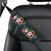 Hibiscus Pattern Print Design HB028 Car Seat Belt Cover