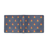 Campfire Pattern Print Design 02 Men's ID Card Wallet