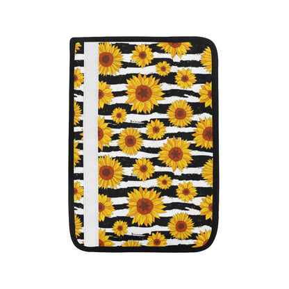 Sunflower Pattern Print Design SF010 Car Seat Belt Cover