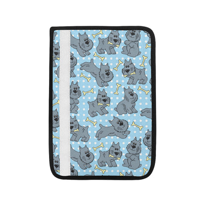 Schnauzers Pattern Print Design A02 Car Seat Belt Cover