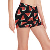 Watermelon Pattern Print Design WM01 Yoga Shorts