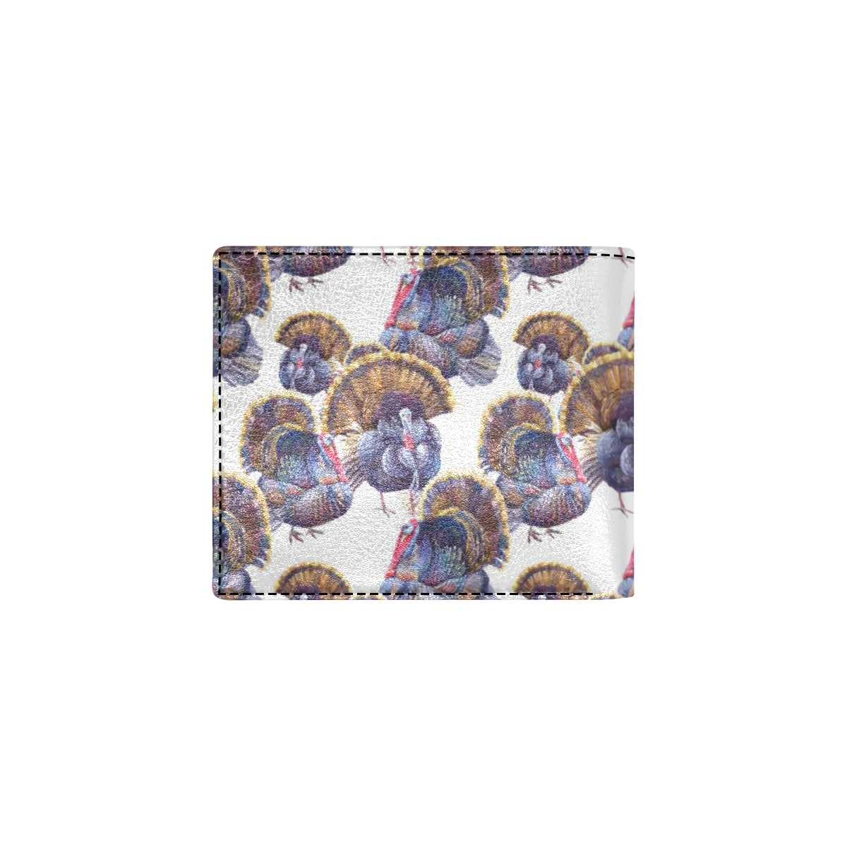 Turkey Pattern Print Design 01 Men's ID Card Wallet