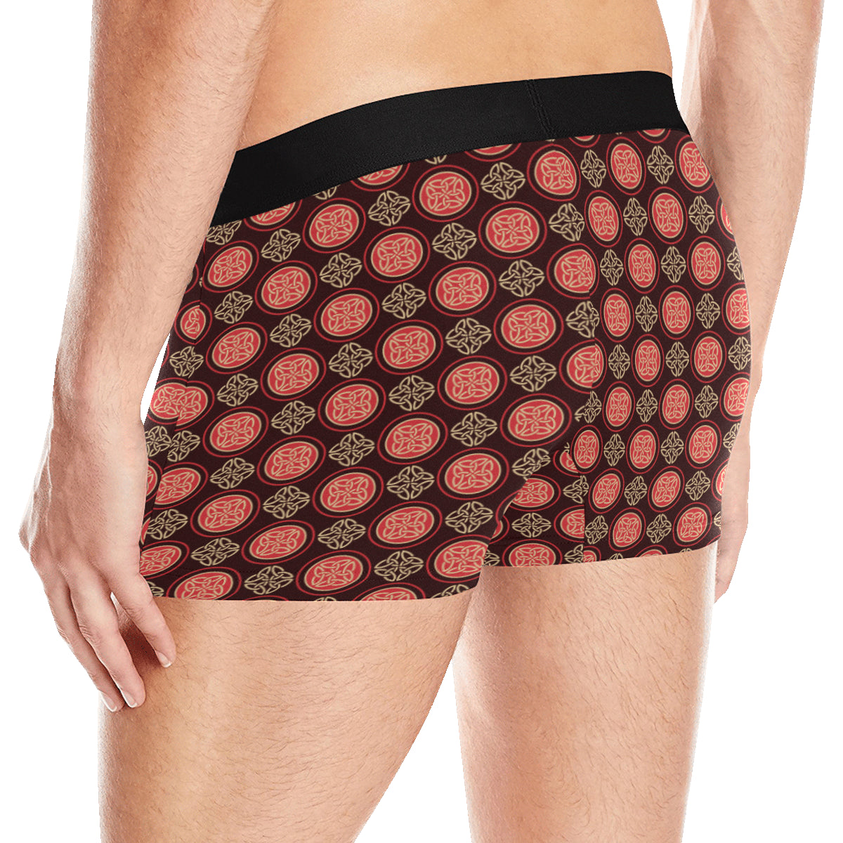Celtic Pattern Print Design 02 Men's Boxer Briefs