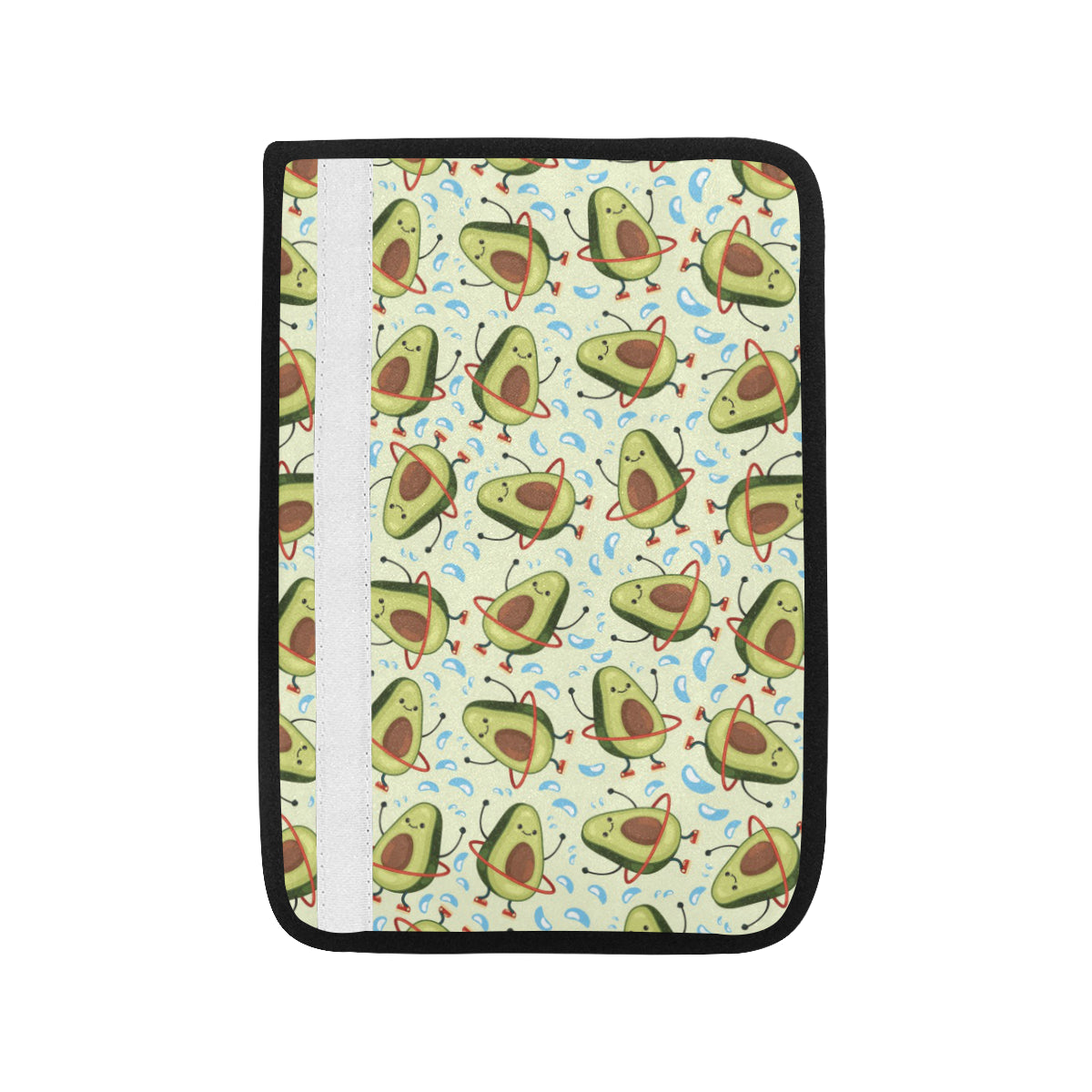 Avocado Pattern Print Design AC02 Car Seat Belt Cover