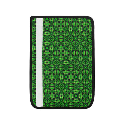 Celtic Green Neon Design Car Seat Belt Cover