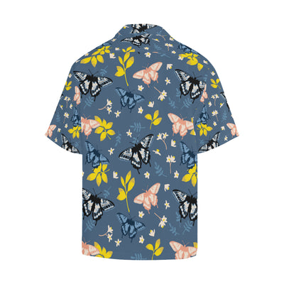 Monarch Butterfly Pattern Print Design 02 Men's Hawaiian Shirt