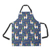 Llama Cactus Pattern Print Design 05 Apron with Pocket