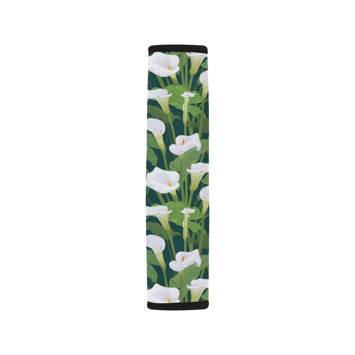 Lily Pattern Print Design 04 Car Seat Belt Cover