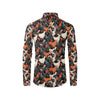 Chicken Print Pattern Men's Long Sleeve Shirt