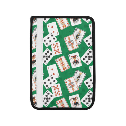 Poker Cards Pattern Print Design A03 Car Seat Belt Cover