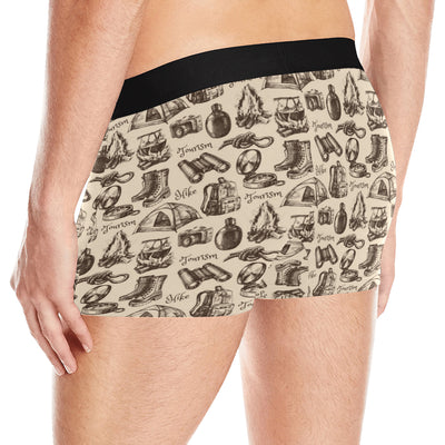 Camping Pattern Print Design 01 Men's Boxer Briefs