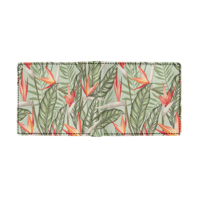 Bird Of Paradise Pattern Print Design BOP08 Men's ID Card Wallet