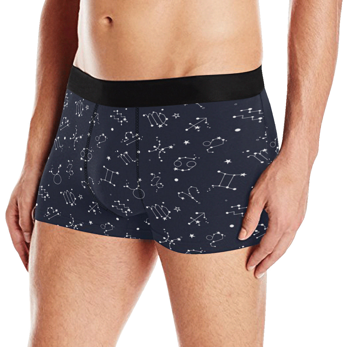 Constellation Pattern Print Design 05 Men's Boxer Briefs