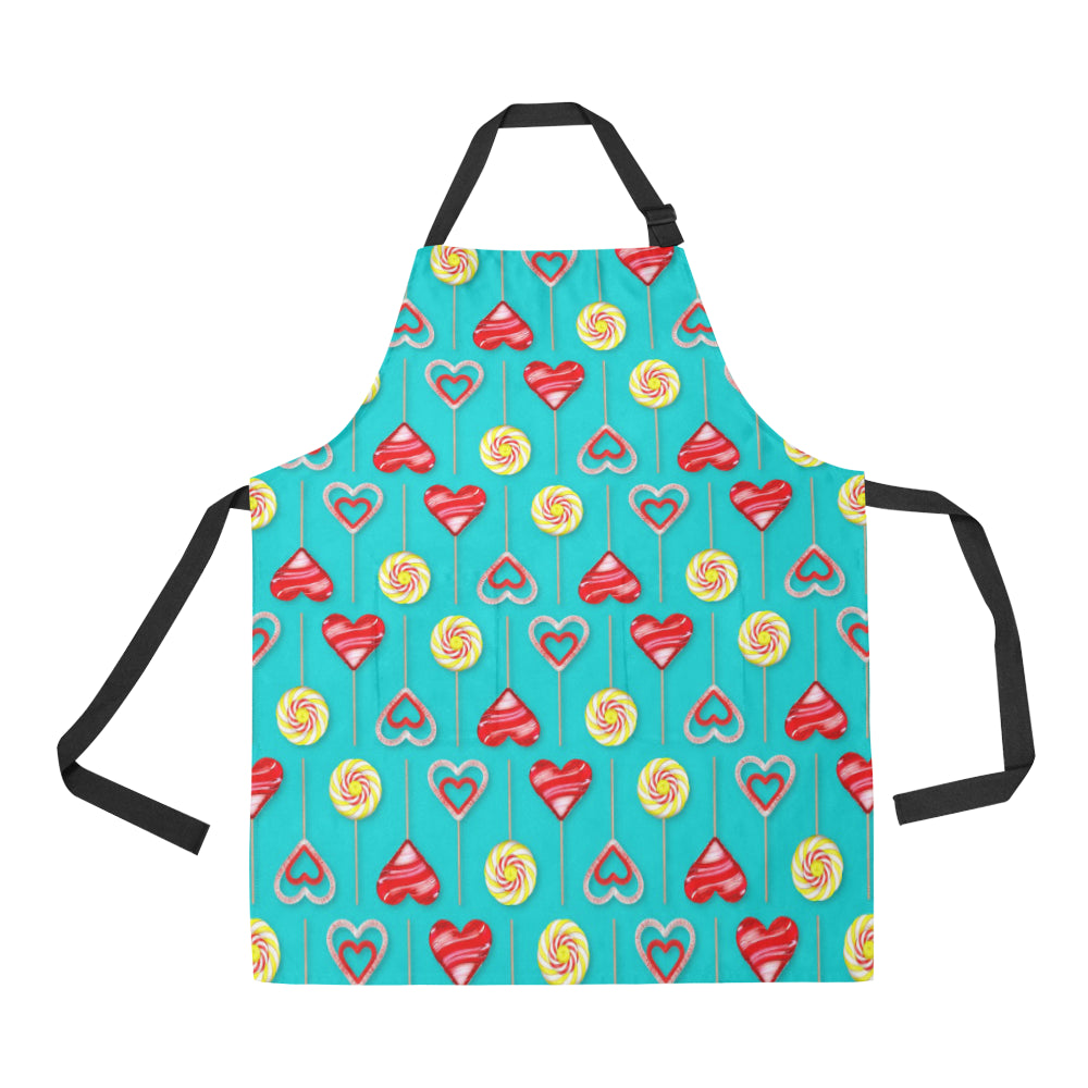 Lollipop Pattern Print Design LL06 Apron with Pocket
