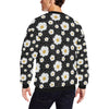 Daisy Pattern Print Design DS02 Men Long Sleeve Sweatshirt