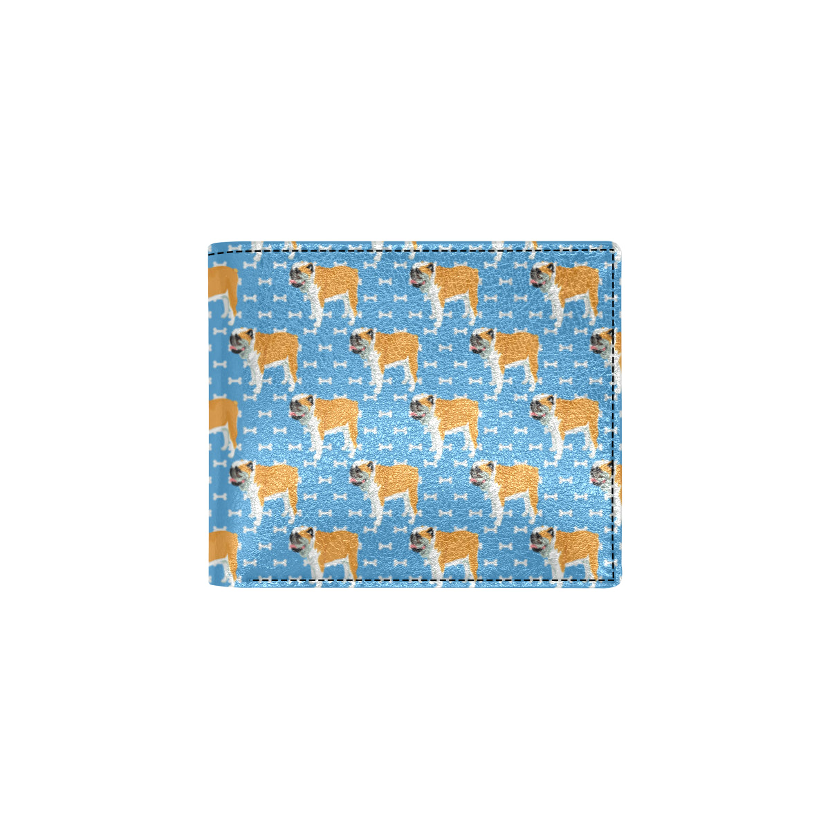Bulldogs Pattern Print Design 06 Men's ID Card Wallet