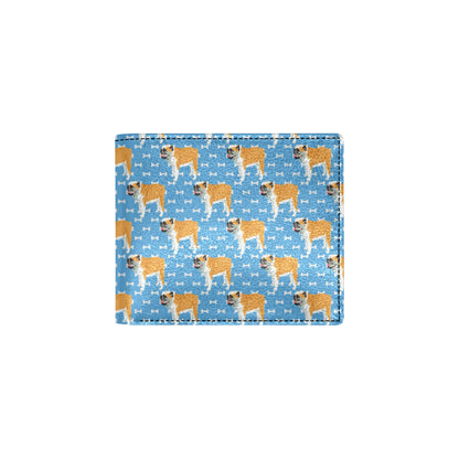 Bulldogs Pattern Print Design 06 Men's ID Card Wallet