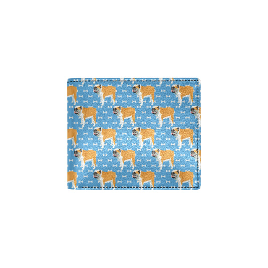Bulldogs Pattern Print Design 06 Men's ID Card Wallet
