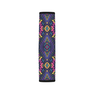 Aztec Pattern Print Design 07 Car Seat Belt Cover