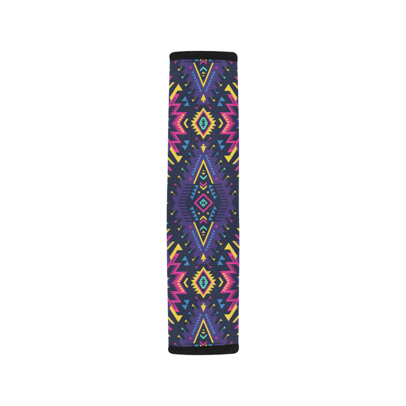 Aztec Pattern Print Design 07 Car Seat Belt Cover