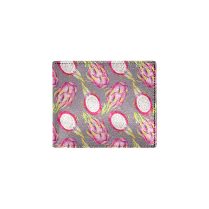 Dragonfruit Pattern Print Design DF03 Men's ID Card Wallet