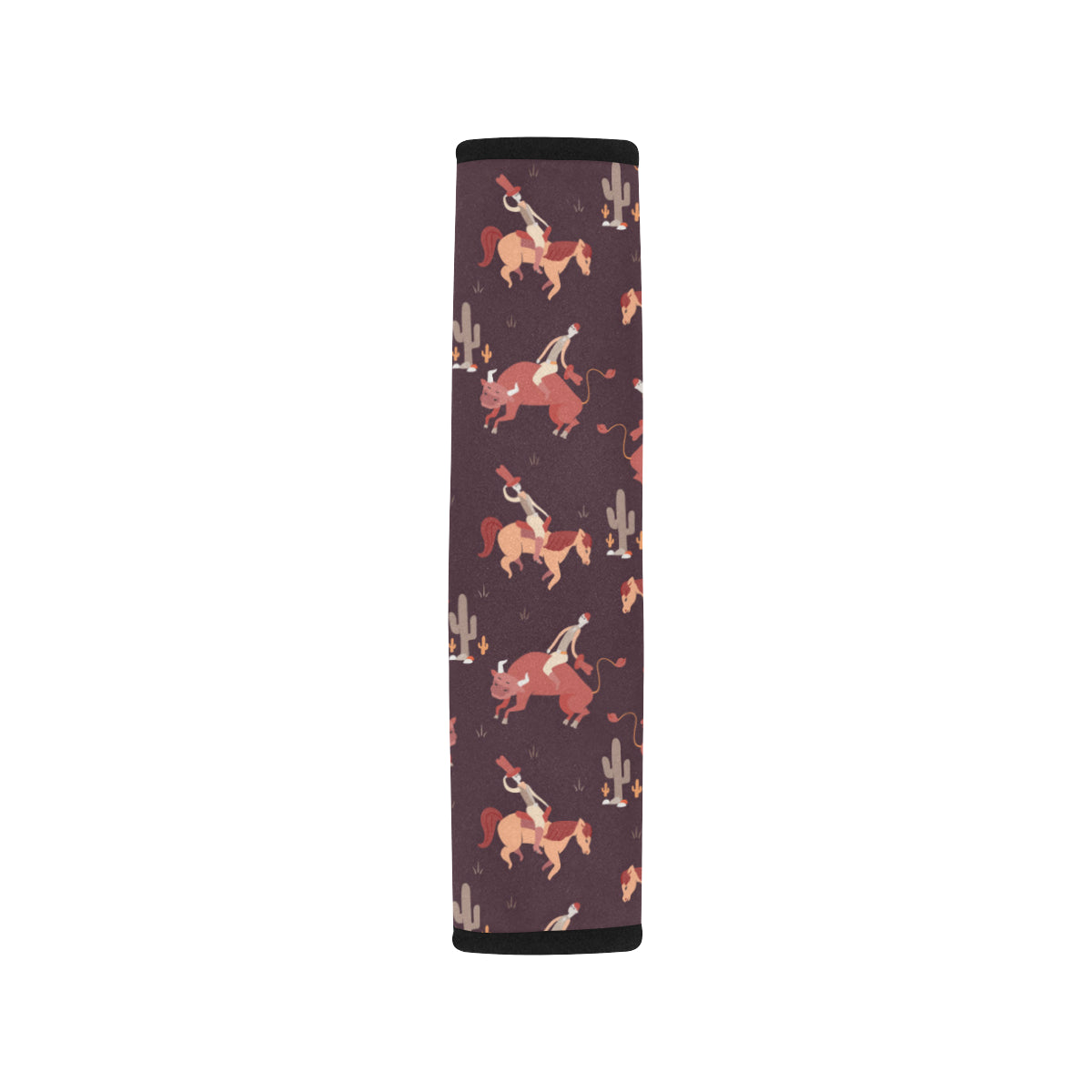 Rodeo Pattern Print Design A01 Car Seat Belt Cover