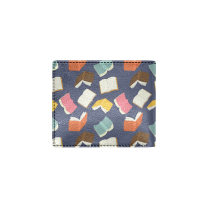 Book Pattern Print Design 01 Men's ID Card Wallet