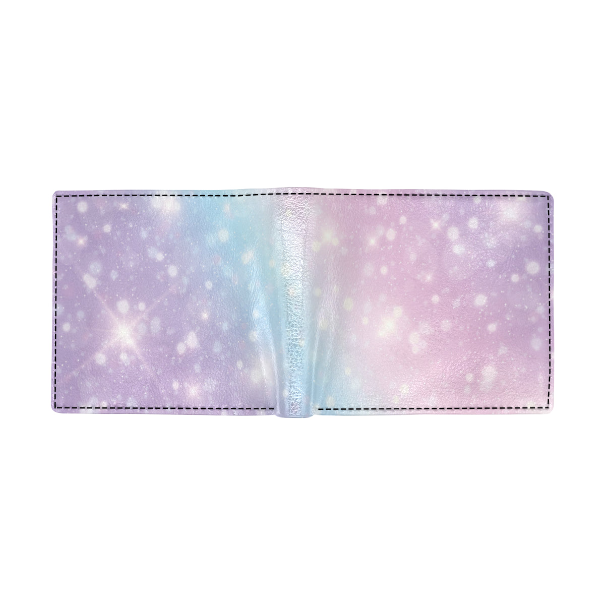 Cosmic Pastel Pattern Print Design 02 Men's ID Card Wallet