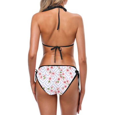 Cherry Blossom Pattern Print Design CB07 Bikini