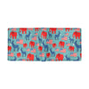 Donkey Red Elephant Pattern Print Design 03 Men's ID Card Wallet