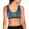 Nautical Compass Print Sports Bra