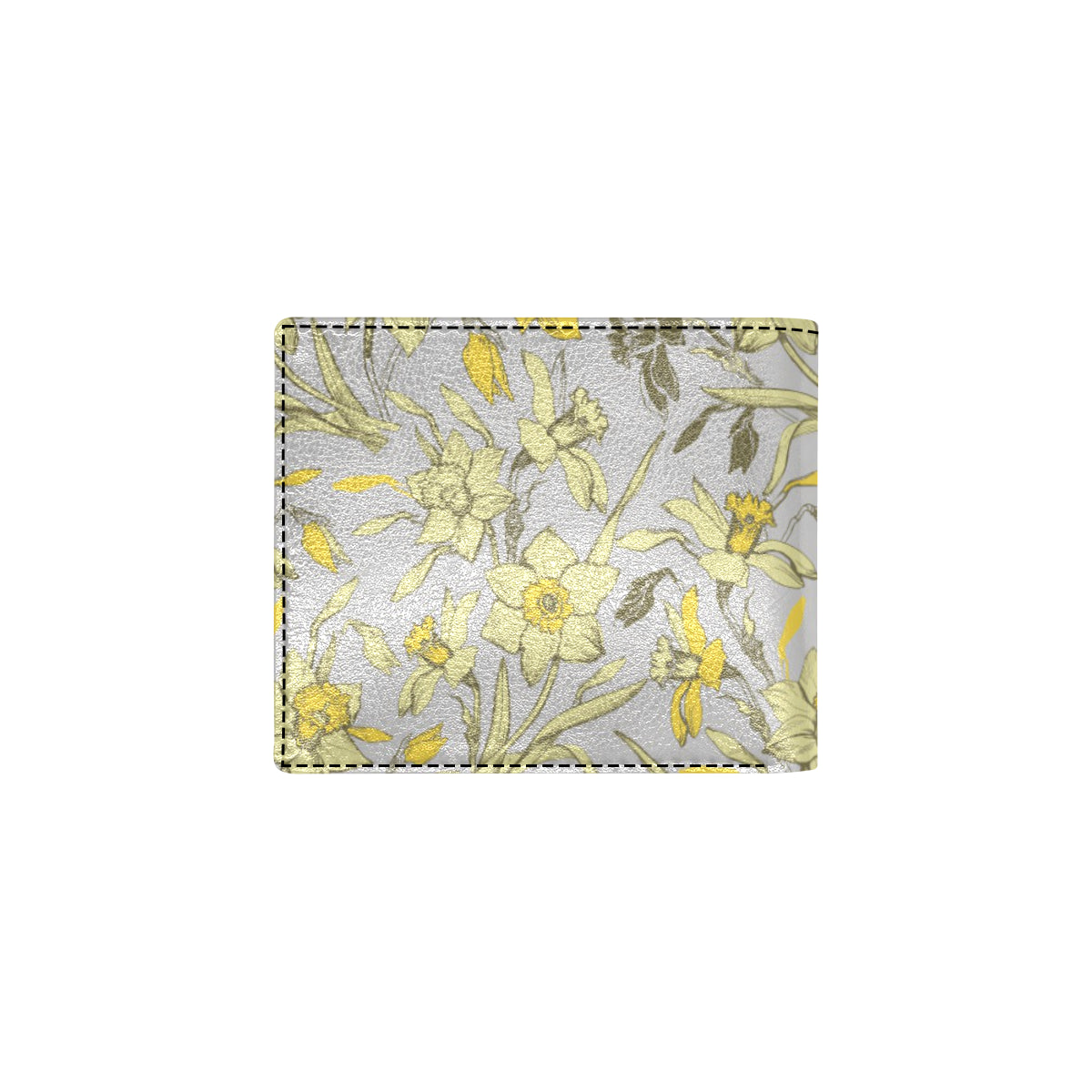 Daffodils Pattern Print Design DF05 Men's ID Card Wallet